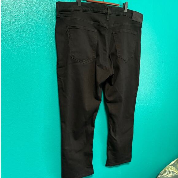 PAIGE Federal Slim Straight Black Shadow Stretch Pant Jean Men's 40 - Picture 8 of 10